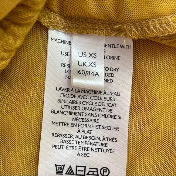 Maeve Yellow Long Sleeve Wrap Blouse - Picture 11 of 13